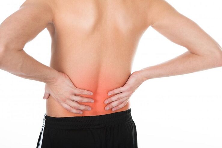 fájdalom a hát alsó részén osteochondrosis